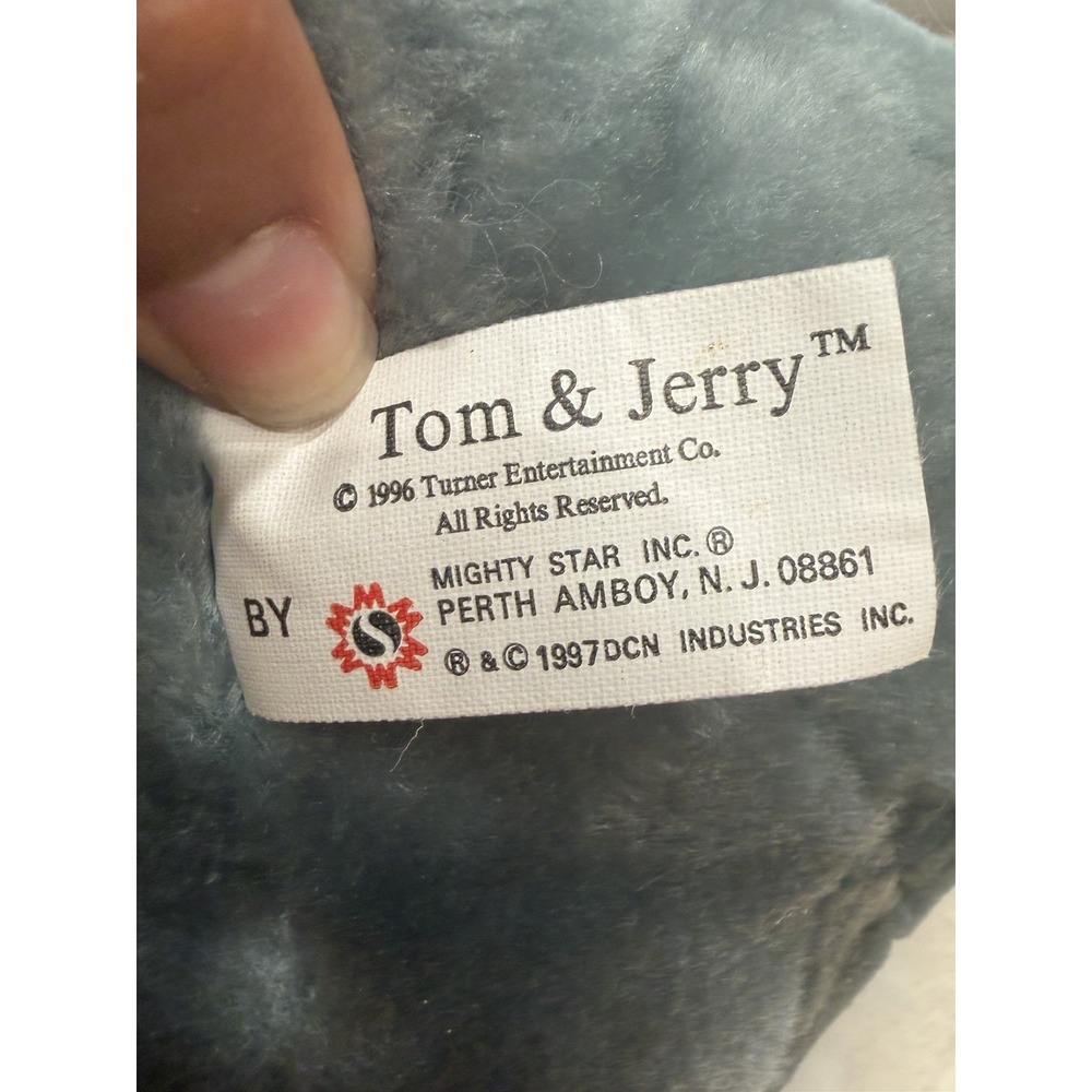 Vintage 1996 Tom & Jerry Plush Set Mighty Star Cartoon Network Turner 90s - Picture 10 of 12
